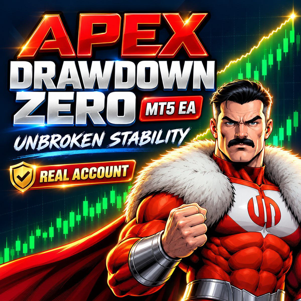 Apex Drawdown Zero MT5 EA | Best Gold Trading Robot 2026 (+106%)